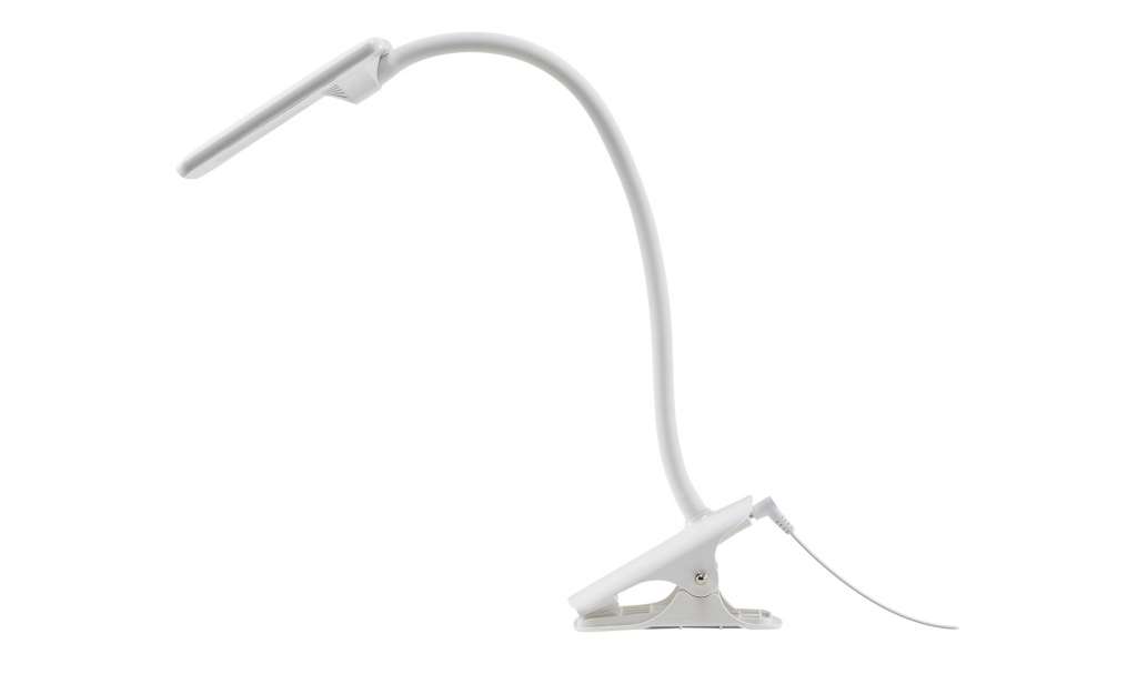 KHG LED-Klemmleuchte, weiß ¦ weiß ¦ Maße (cm): B: 7,3 H: 31,5 Lampen & Leuchten > Innenleuchten > Tischlampen - Höffner