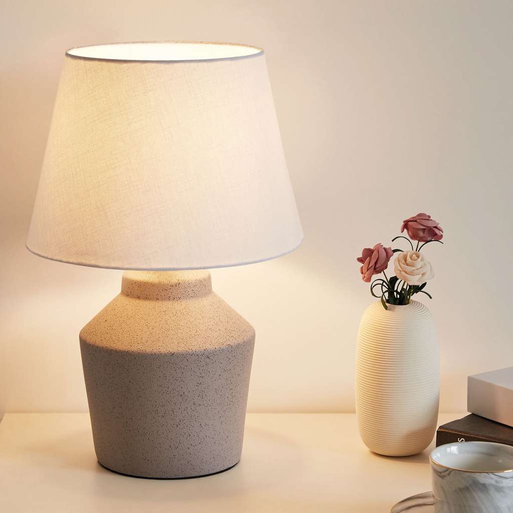home24 Tischleuchte Glowing Pearl