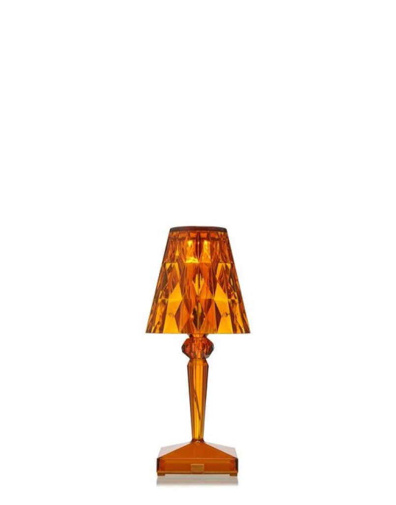 Kartell - Battery Tischleuchte - bernstein - indoor