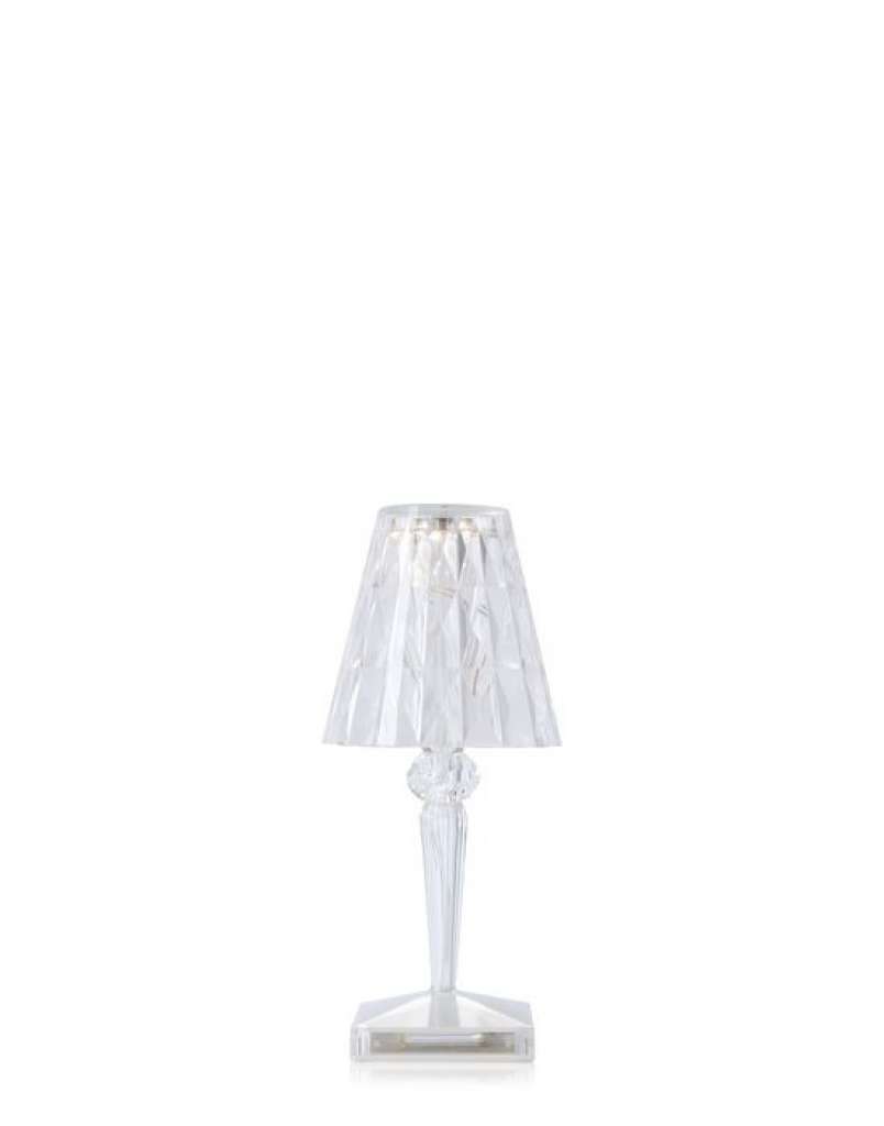 Kartell - Battery Tischleuchte - kristall - indoor