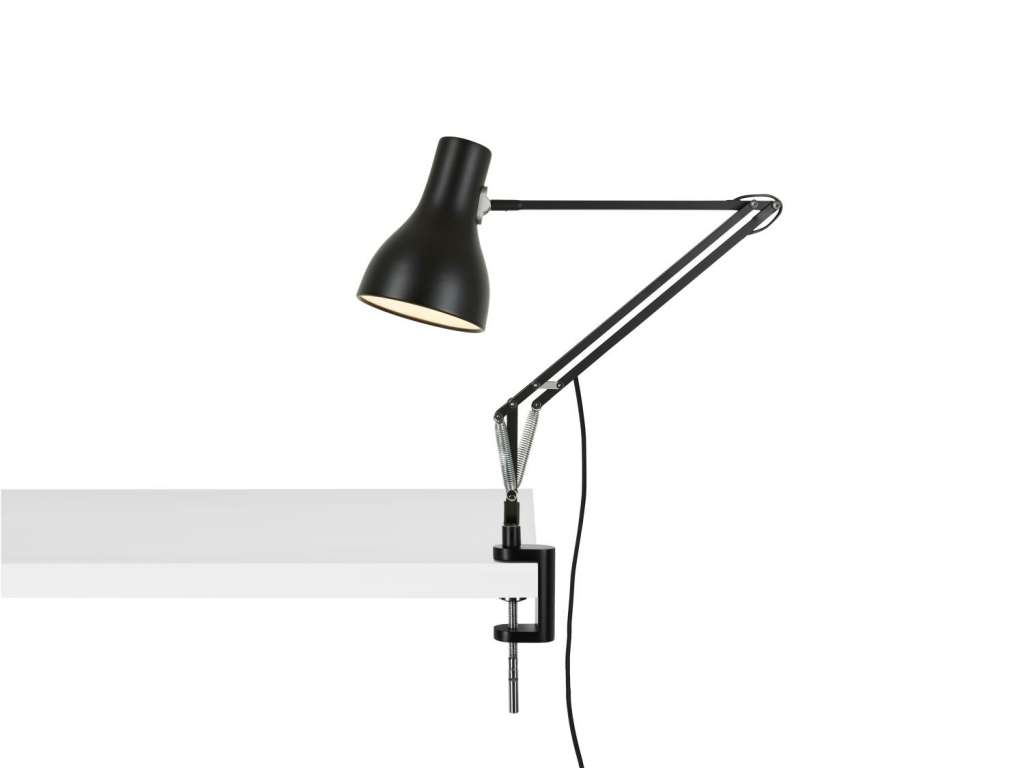 Anglepoise - Type 75™ Schreibtischleuchte -  jet schwarz - mit Tischklemme - indoor