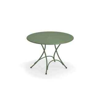 Emu - Pigalle Klapptisch - rund - militärgrün - outdoor