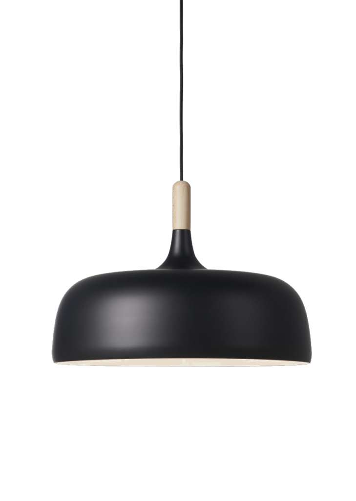 Northern - Acorn Pendelleuchte - schwarz - Birke hell - indoor