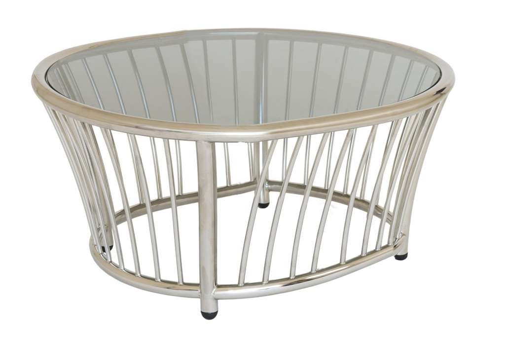 Alexander Rose - Cordial Beistelltisch - Glas/Edelstahl - outdoor