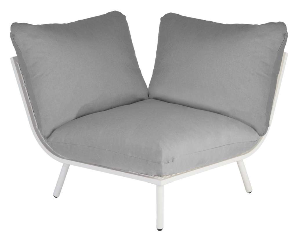 Alexander Rose - Beach Lounge Eckelement - grau - Shell - outdoor