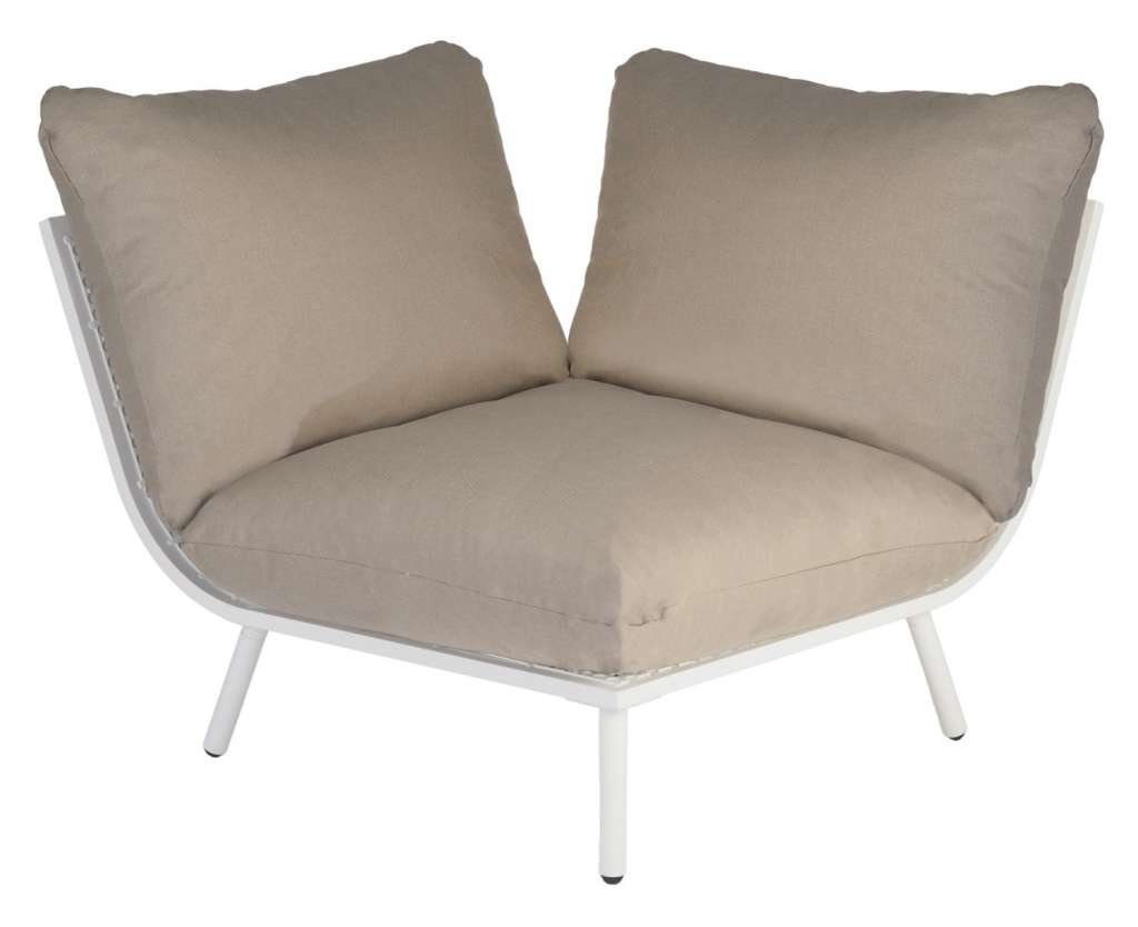 Alexander Rose - Beach Lounge Eckelement - taupe - Shell - outdoor