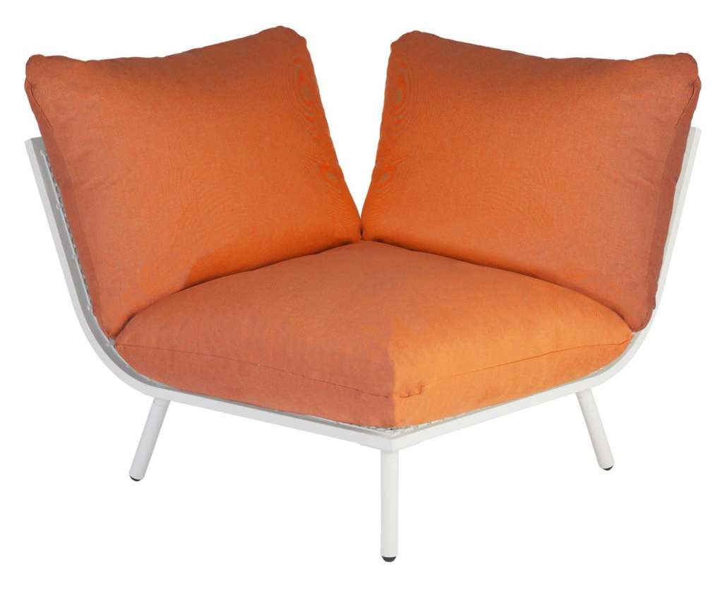 Alexander Rose - Beach Lounge Eckelement - orange - Shell - outdoor
