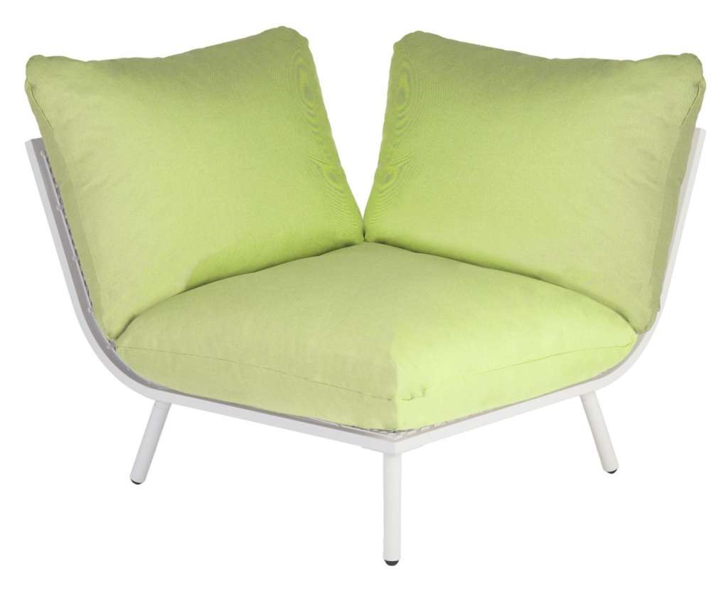 Alexander Rose - Beach Lounge Eckelement - lime - Shell - outdoor