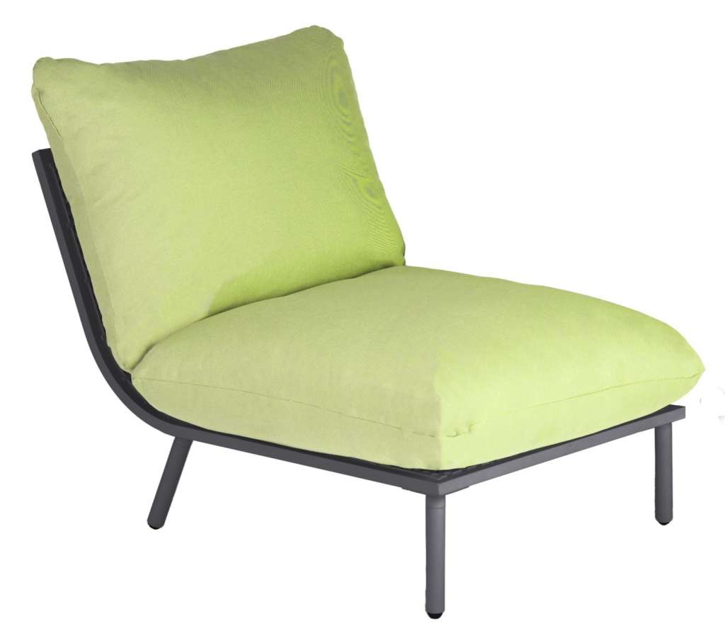 Alexander Rose - Beach Lounge Mittelelement - lime - Flint - outdoor