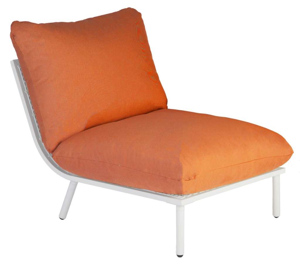 Alexander Rose - Beach Lounge Mittelelement - orange - Shell - outdoor