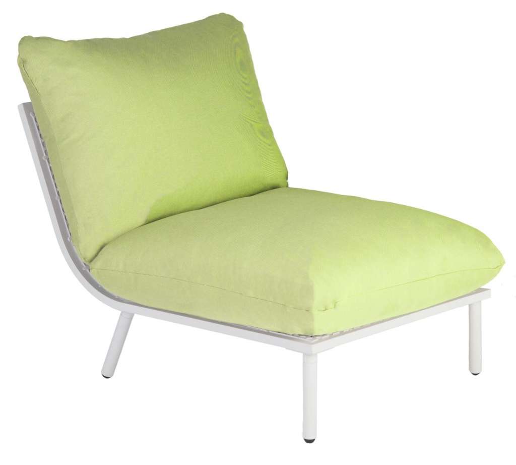 Alexander Rose - Beach Lounge Mittelelement - lime - Shell - outdoor