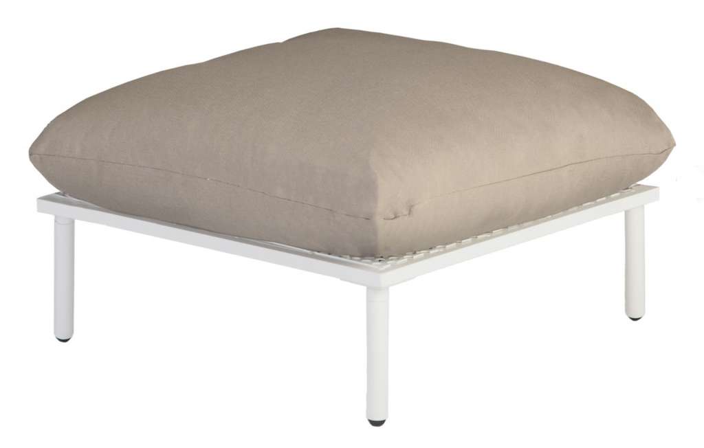 Alexander Rose - Beach Lounge Fußhocker - taupe - Shell - outdoor