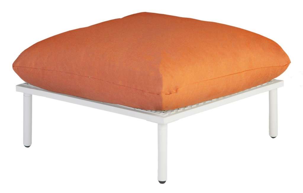 Alexander Rose - Beach Lounge Fußhocker - orange - Shell - outdoor