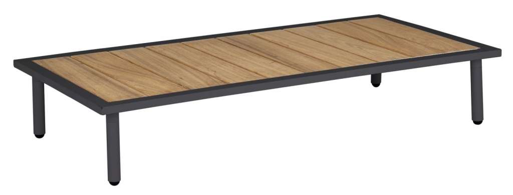 Alexander Rose - Beach Lounge Tisch - Flint/Roble - lang - outdoor