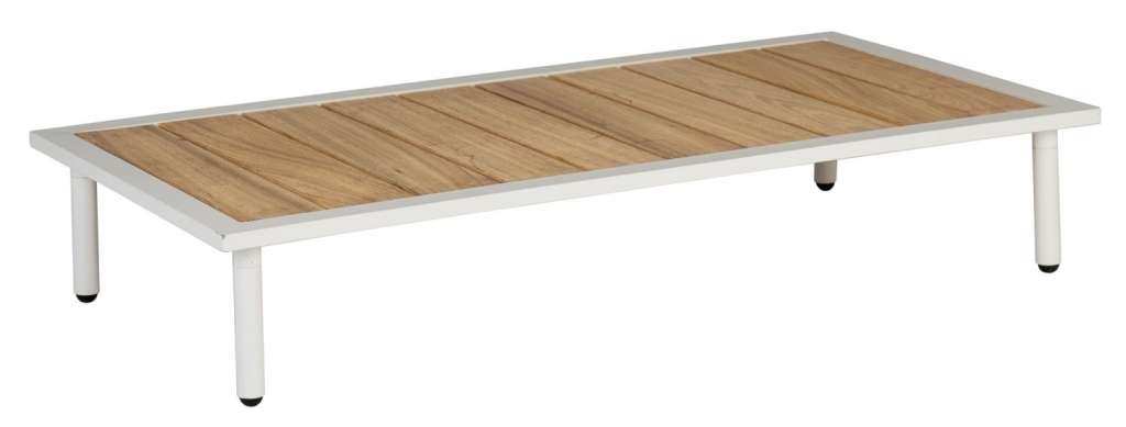 Alexander Rose - Beach Lounge Tisch - Shell/Roble - lang - outdoor