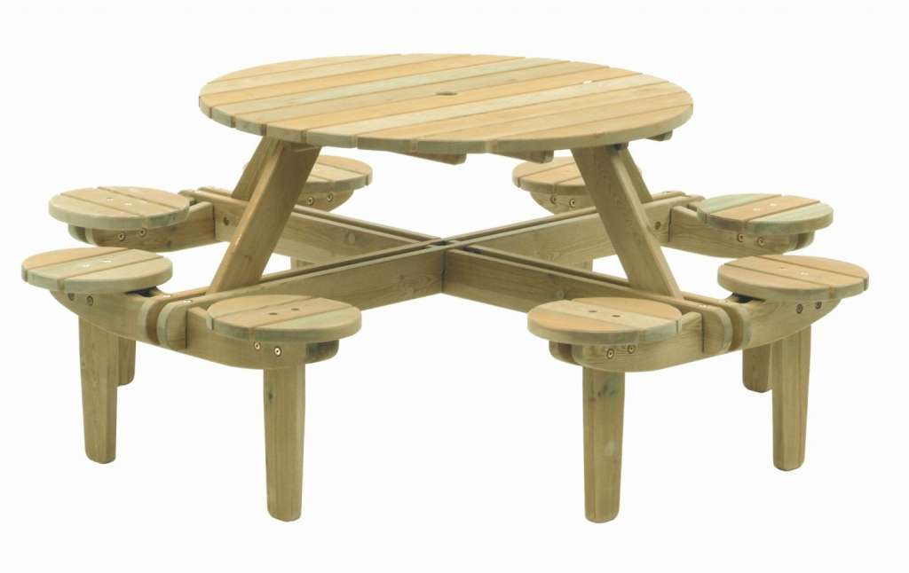 Alexander Rose - Pine Glenaeagles Picknicktisch - outdoor