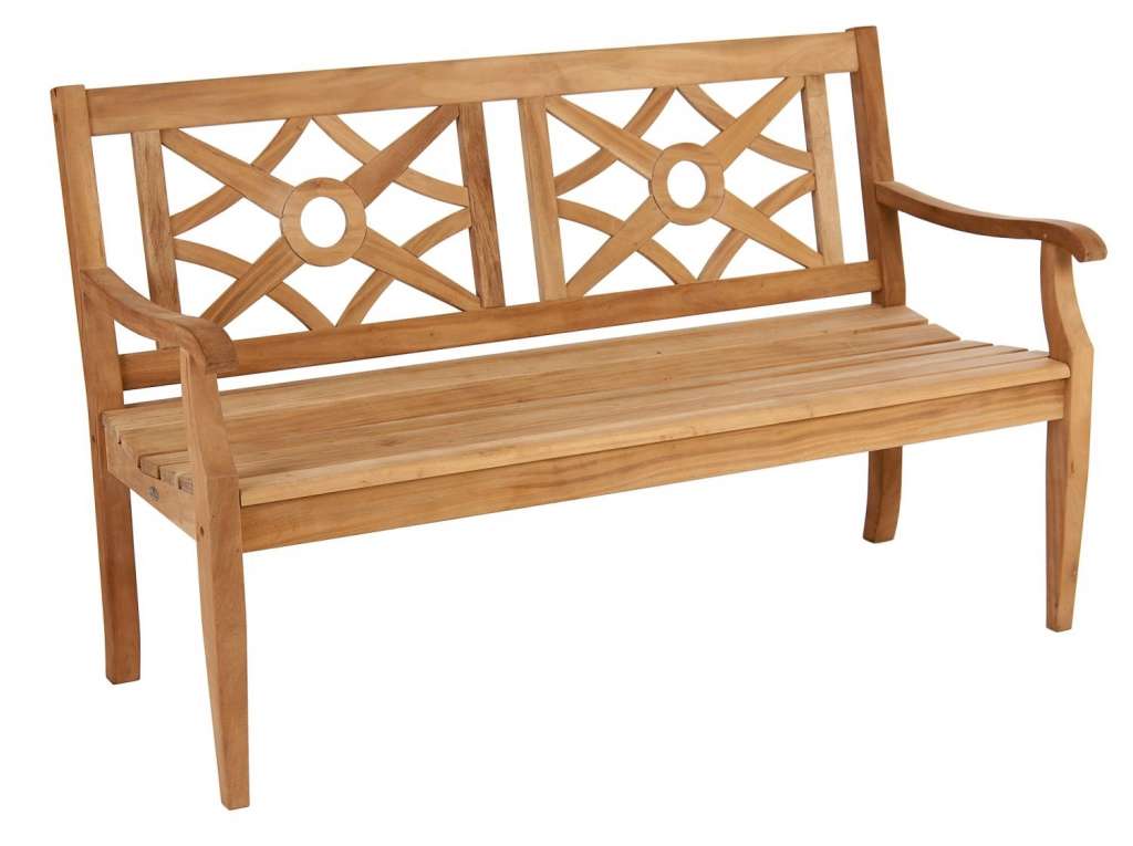 Alexander Rose - Mahagoni Heritage Bank -  - 3-Sitzer - outdoor