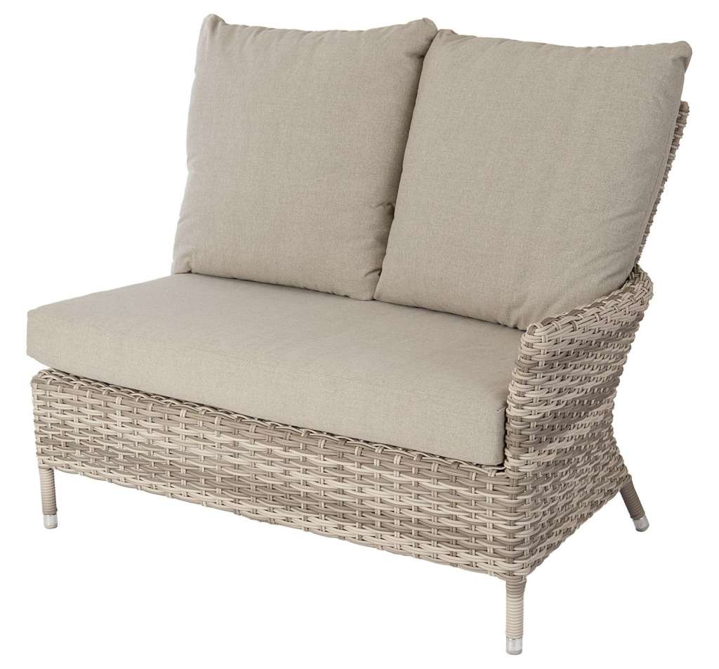 Alexander Rose - Kool Casual Dining Sofa Endelement rechts - outdoor