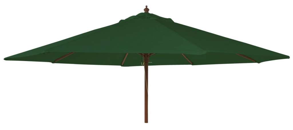 Alexander Rose - Alexander Rose Sonnenschirm rund mit Kurbel - Forest Green - Alu - Ø 300 cm - outdoor