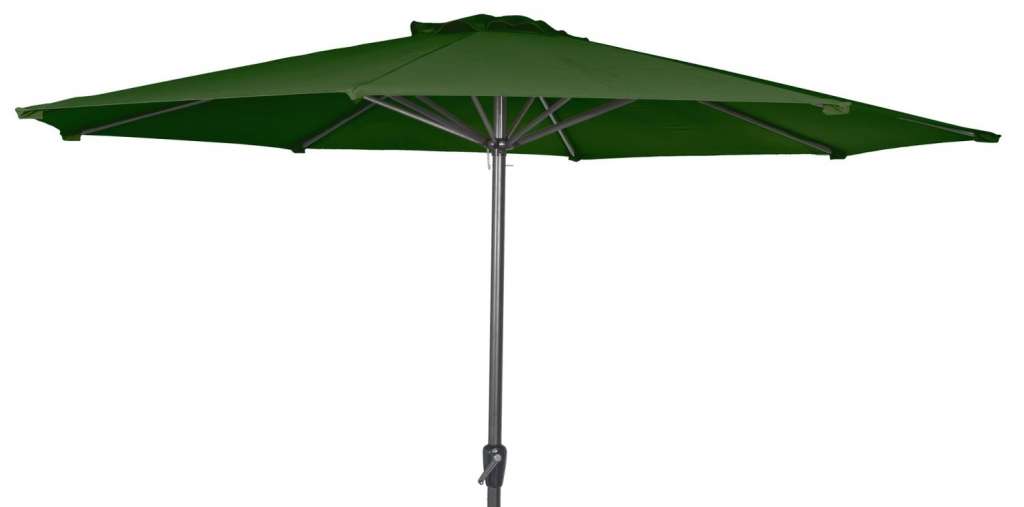 Alexander Rose - Alexander Rose Sonnenschirm rund mit Kurbel - Forest Green - Alu - Ø 300 cm - outdoor