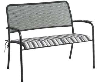 Alexander Rose - Portofino Sitzkissen für Bank - Charcoal - outdoor