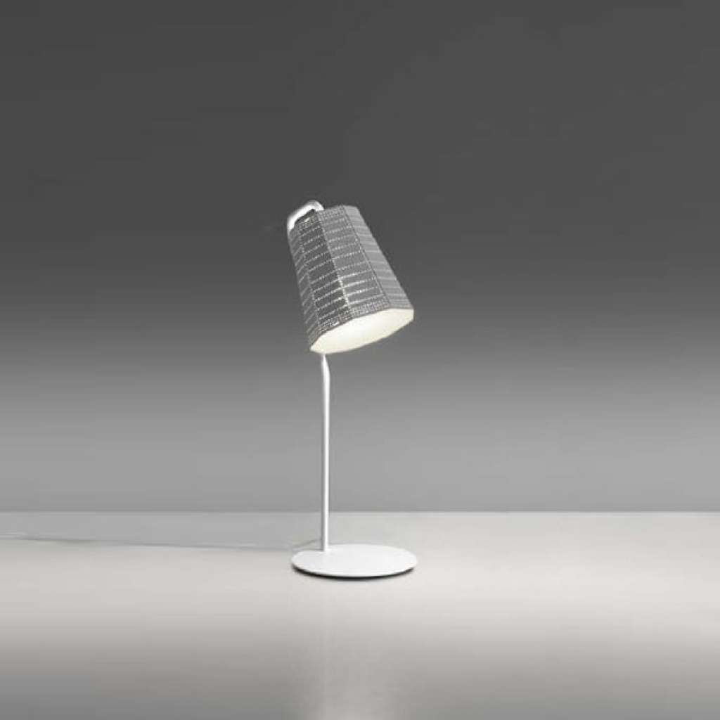 Artemide - Null Vector Tischleuchte - aluminiumgrau - indoor