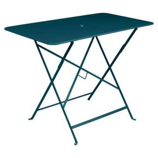 Fermob - BISTRO Klapptisch viereckig - 21 Acapulcoblau - 97 x 57 cm - indoor