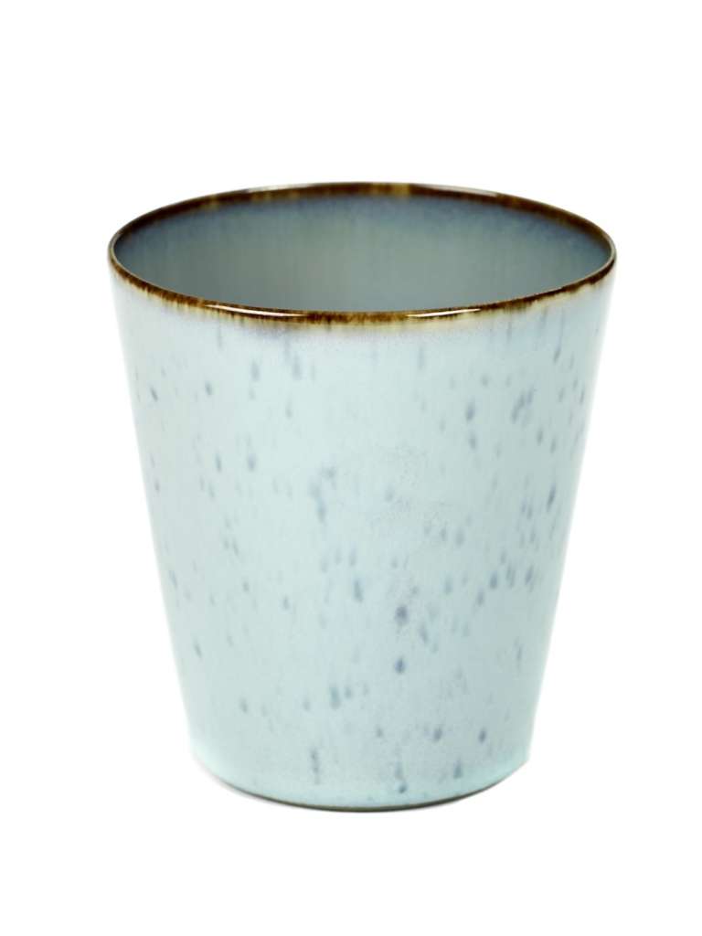 Serax - Terres De Rêve Becher conisch - light blue/ smokey blue - M - indoor
