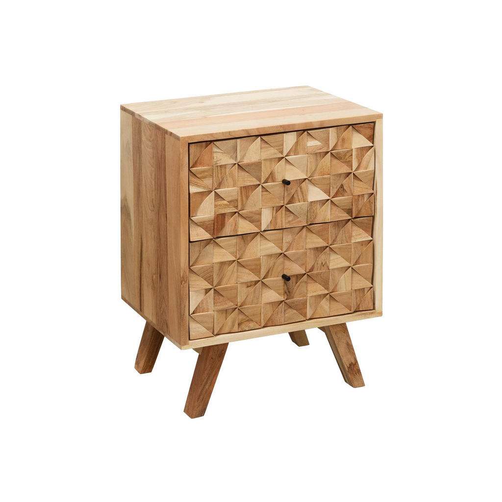 Carryhome NACHTKÄSTCHEN Braun 44/61/35 cm