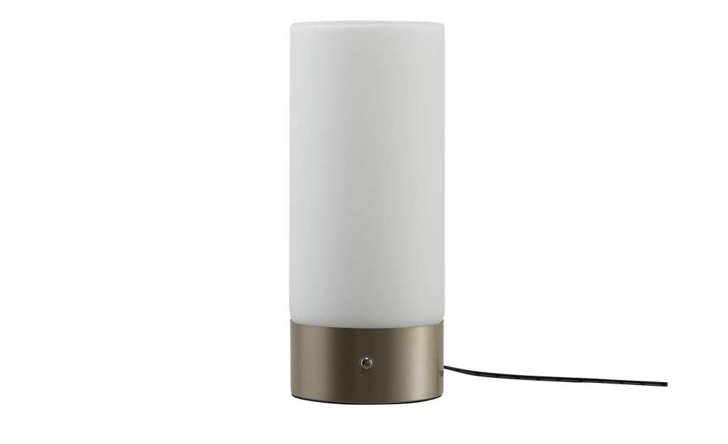 KHG LED-Tischleuchte, 1-flammig, Zylinderform ¦ silber ¦ Maße (cm): B: 10 H: 24 Lampen & Leuchten > Innenleuchten > Tischlampen - Höffner