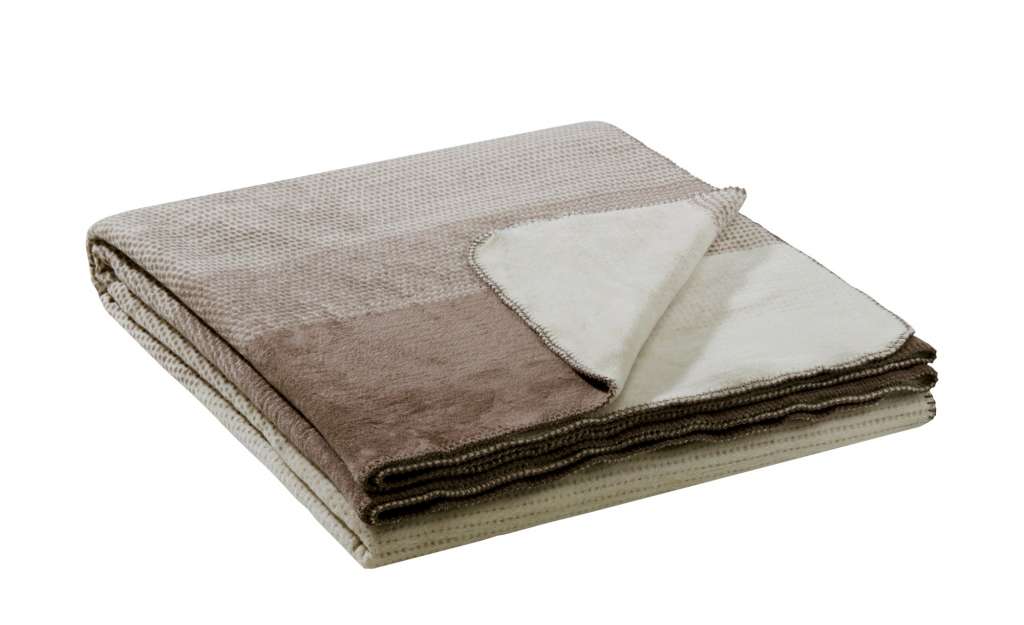 IBENA Überwurf  Egersund ¦ braun ¦ 58% Baumwolle, 35% Polyacryl, 7% Polyester ¦ Maße (cm): B: 220 Bettwaren > Tagesdecken & Bettüberwürfe - Höffner