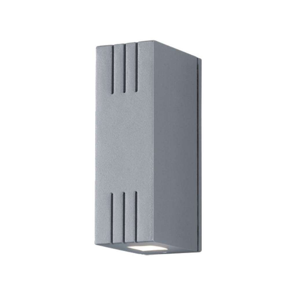 home24 LED-Aussenleuchte Kick Aluminium