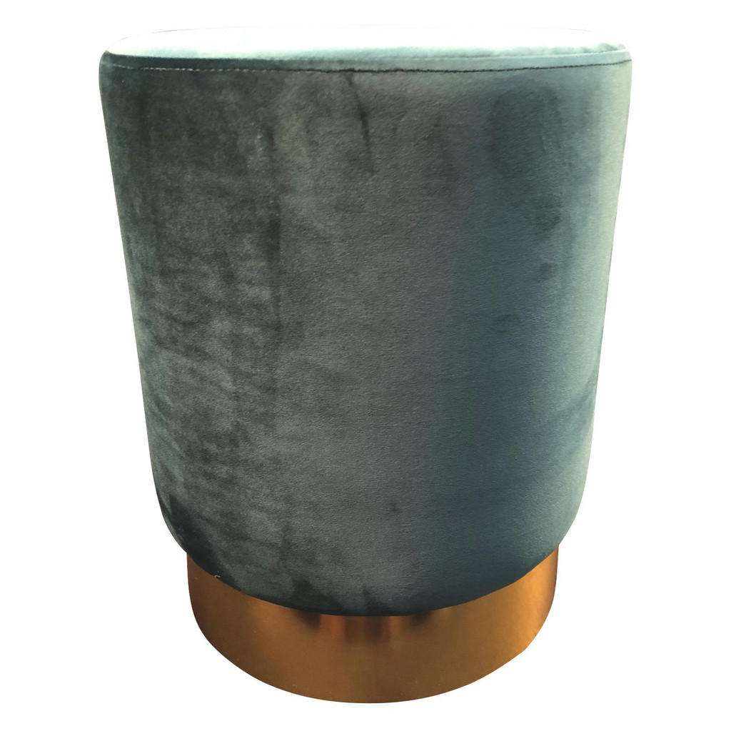 XXXL HOCKER Grün, Gold