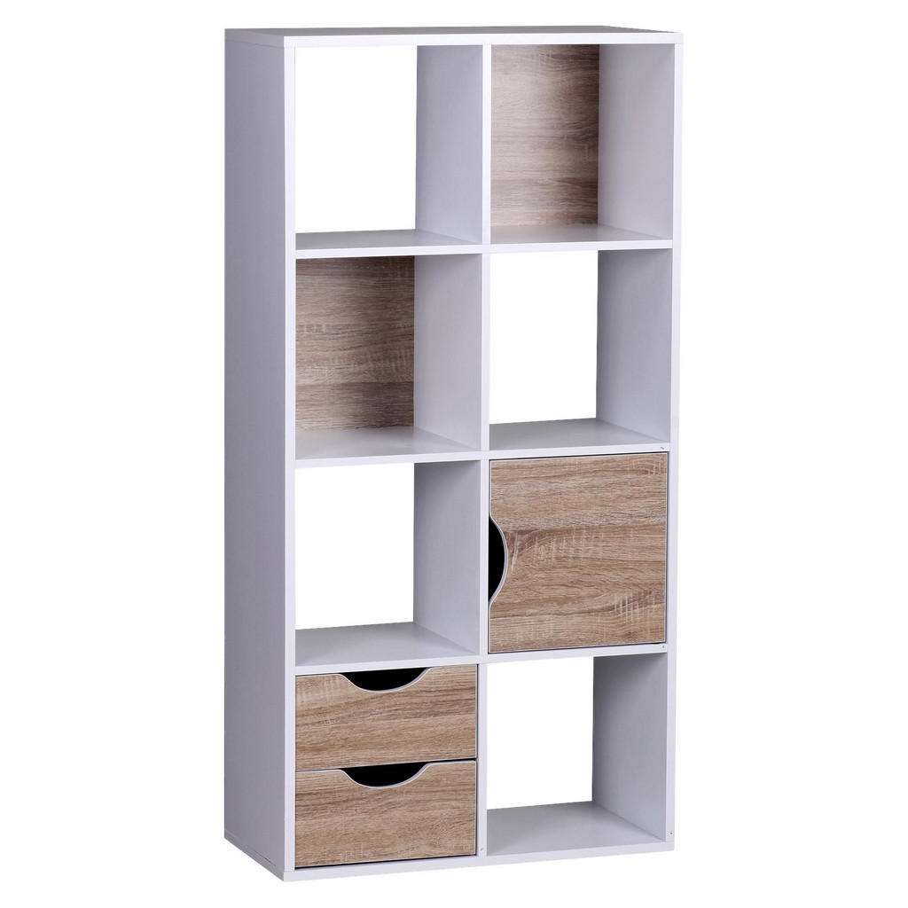 Carryhome STANDREGAL Weiß, Braun