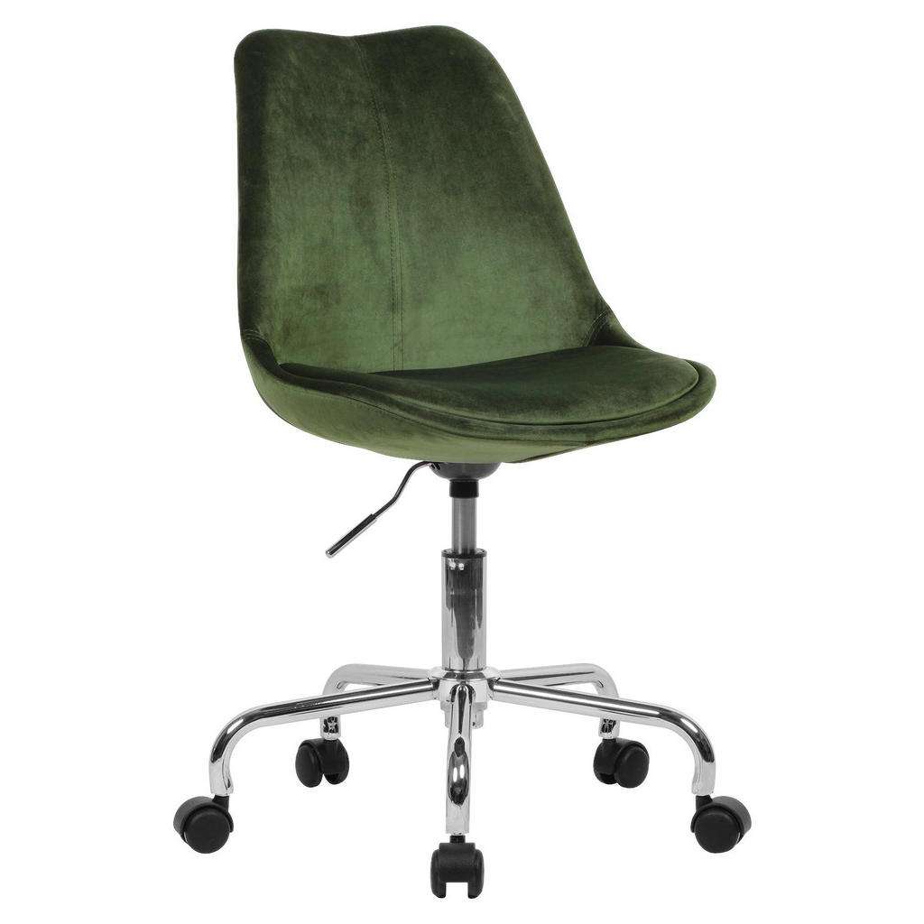 Carryhome DREHSTUHL Samt Grün