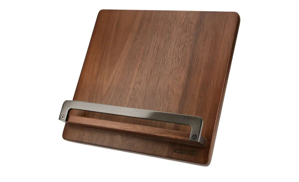 Meisterkoch Kochbuchhalter ¦ holzfarben ¦ Holz, Edelstahl ¦ Maße (cm): B: 18,8 H: 23,8 Küchenzubehör & Helfer > Küchenhelfer - Höffner