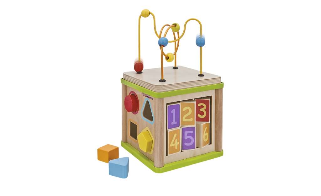 Eichhorn Kleines Spielcenter  Color Spielcenter ¦ mehrfarbig ¦ Linden- und Sperrholz ¦ Maße (cm): B: 20 H: 36 T: 20 Baby > Spielen > Lernspielzeug - Höffner