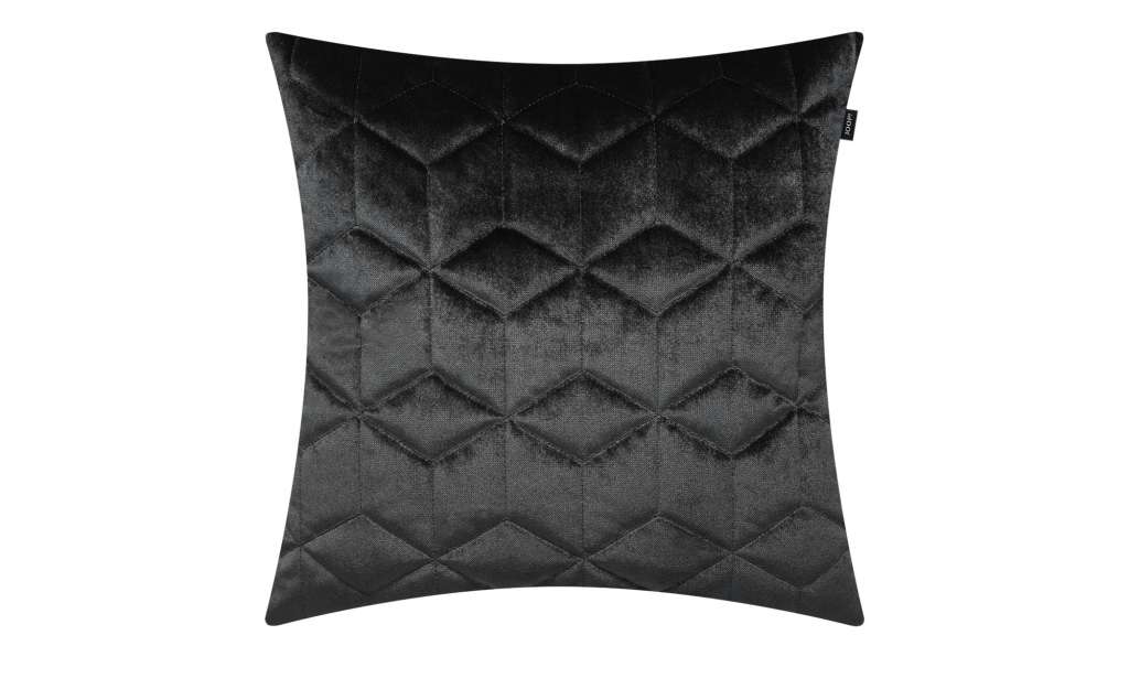 JOOP! Zierkissen   J-VELVETY ¦ grau ¦ Polyester ¦ Maße (cm): B: 45 Heimtextilien > Kissen > Dekokissen - Höffner