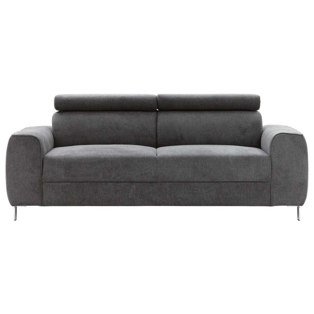 Ti`me DREISITZER-SOFA Struktur Grau