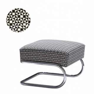 Thonet - S 411 H Maharam Checker Split - schwarz/weiß - indoor