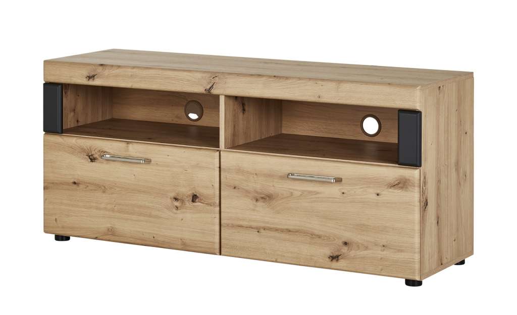 TV-Lowboard  Parma ¦ holzfarben ¦ Maße (cm): B: 127,9 H: 58 T: 41,1 TV- & Media Möbel > TV-Racks - Höffner