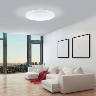 home24 LED-Deckenleuchte Frania