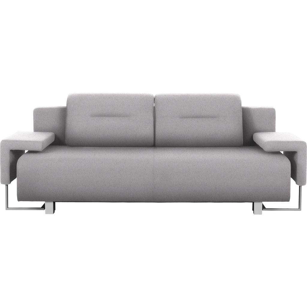 Carryhome SCHLAFSOFA Webstoff Grau
