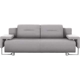 Carryhome SCHLAFSOFA Webstoff Grau