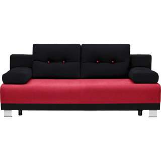 Carryhome SCHLAFSOFA Webstoff Rot