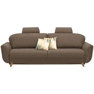 Novel SCHLAFSOFA Webstoff Braun