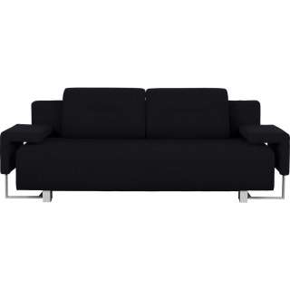 Carryhome SCHLAFSOFA Webstoff Schwarz