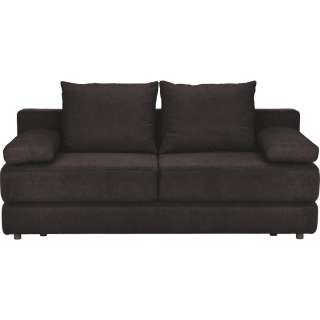 Carryhome SCHLAFSOFA Webstoff Schwarz