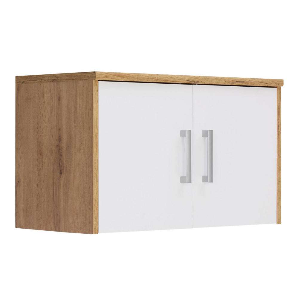 Xora AUFSATZSCHRANK 72/43/36 cm Weiß, Braun