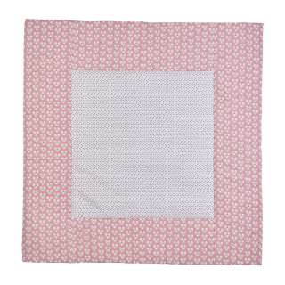 Patinio KRABBELDECKE, Weiß, Rosa